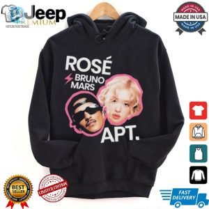 Official Rose And Bruno Mars Apt Bootleg T Shirt hotcouturetrends 1 1