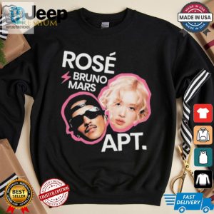 Official Rose And Bruno Mars Apt Bootleg T Shirt hotcouturetrends 1 3