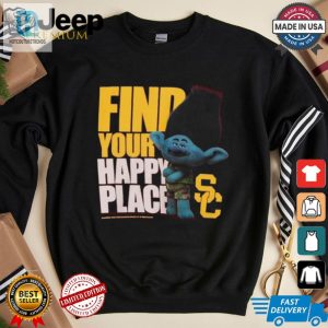 Official Usc Trojans Find Your Happy Place Branch Trolls T Shirt hotcouturetrends 1 3