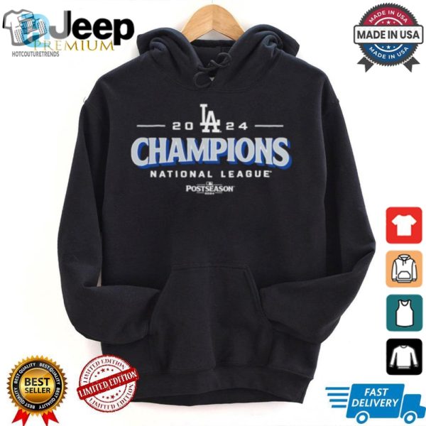 Official Los Angeles Dodgers 2024 National League Champions Bloop Single Roster T Shirt hotcouturetrends 1 1