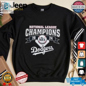 Official Los Angeles Dodgers 2024 National League Champions Franklin T Shirt hotcouturetrends 1 3