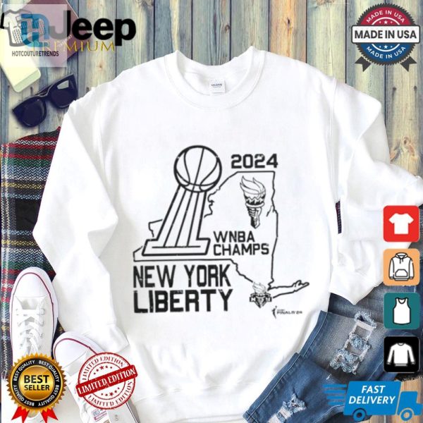 New York Liberty Stadium Essentials Unisex 2024 Wnba Finals Champions Hometown Shirt hotcouturetrends 1