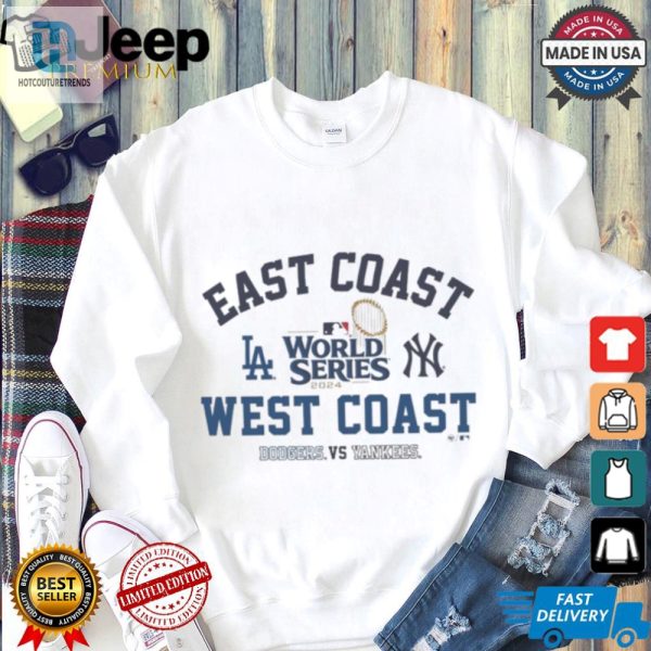 Los Angeles Dodgers Vs. New York Yankees 47 2024 World Series Matchup T Shirt hotcouturetrends 1