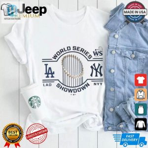 Official Los Angeles Dodgers Vs. New York Yankees 2024 World Series Matchup Changeup Matchup T Shirt hotcouturetrends 1 1