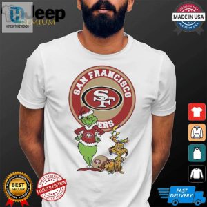 Official Grinch And Max San Francisco 49Ers Merry Christmas 2024 Shirt hotcouturetrends 1 3