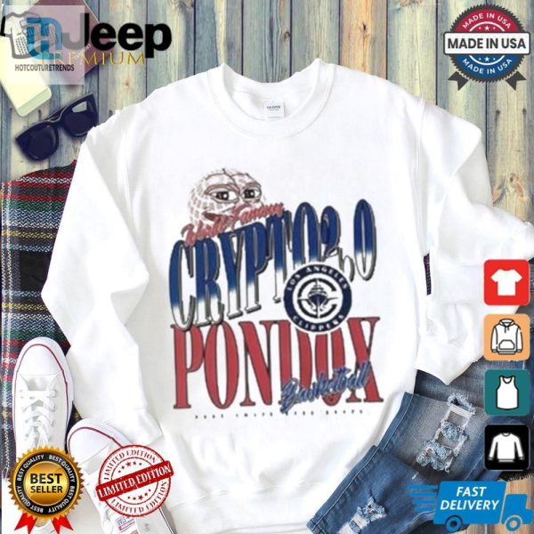 Los Angeles Clippers World Famous Crypto Pondox Basketball T Shirts hotcouturetrends 1