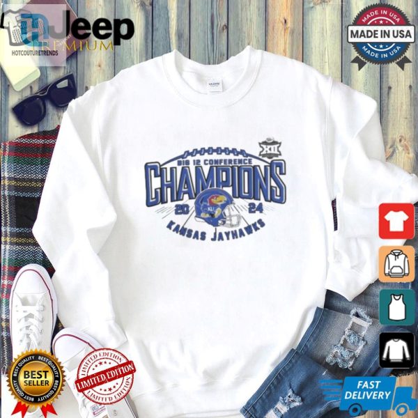 Official Kansas Jayhawks 2024 Big 12 Conference Football Champions Shirt hotcouturetrends 1