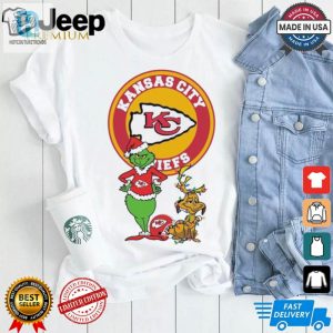 Official Grinch And Max Kansas City Chiefs Merry Christmas 2024 Shirt hotcouturetrends 1 1