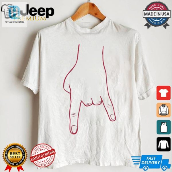 Bacon White And Red Horn Hands Down T Shirt hotcouturetrends 1 2