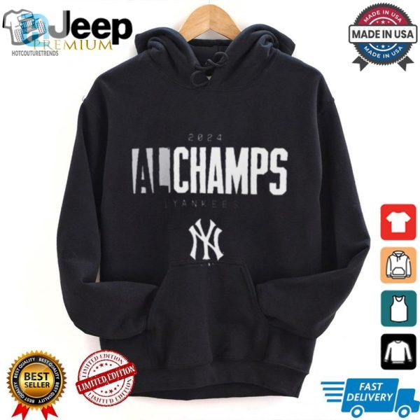 Official New York Yankees Mlb Baseball 2024 American League Champions Logo T Shirt hotcouturetrends 1 1