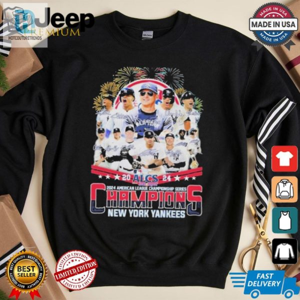 Official New York Yankees 2024 American League Championship Series Champs T Shirt hotcouturetrends 1 3