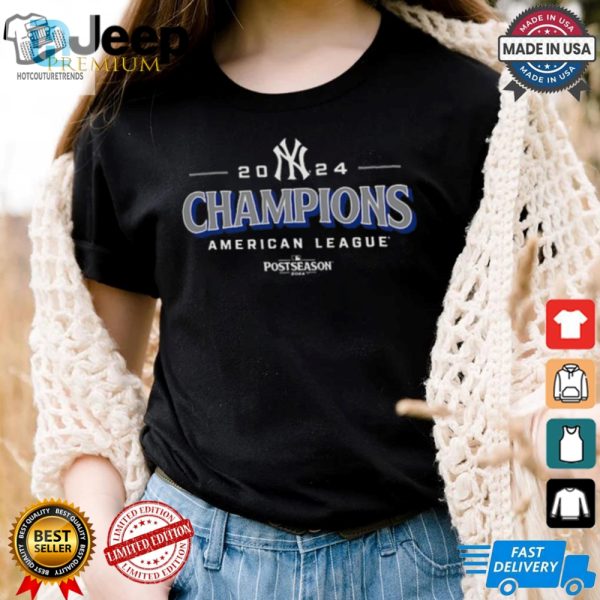 New York Yankees Fanatics 2024 American League Champions Roster T Shirt hotcouturetrends 1