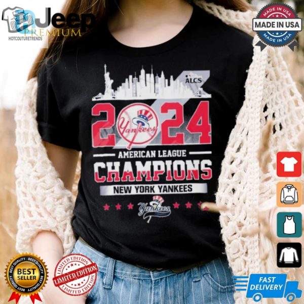 Official 2024 American League Champions New York Yankees T Shirt hotcouturetrends 1