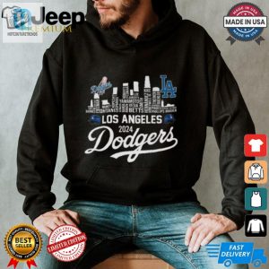 Los Angeles Dodgers 2024 Champions Skyline Of La City T Shirt hotcouturetrends 1 2