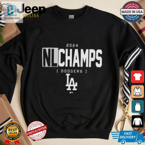 Official Los Angeles Dodgers 2024 Nl National League Champions Logo Shirt hotcouturetrends 1 3