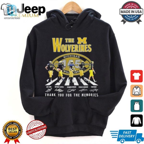 Official Michigan Wolverines Thank You For The Memories Of 145 Years The Wolverines T Shirt hotcouturetrends 1 1