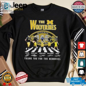 Official Michigan Wolverines Thank You For The Memories Of 145 Years The Wolverines T Shirt hotcouturetrends 1 3