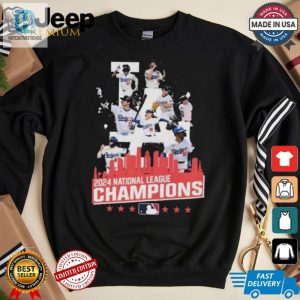 Official 2024 National League Champions Los Angeles Dodgers Shirt hotcouturetrends 1 3