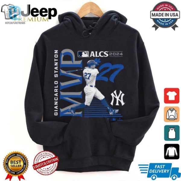 New York Yankees Giancarlo Stanton 2024 American League Championship Series Mvp T Shirt hotcouturetrends 1 1