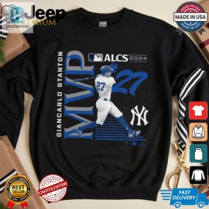 New York Yankees Giancarlo Stanton 2024 American League Championship Series Mvp T Shirt hotcouturetrends 1 3