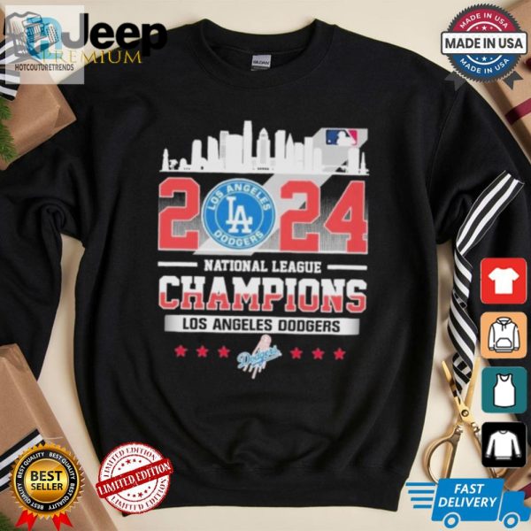 Official Los Angeles Dodgers City 2024 Mlb National League Champions Shirt hotcouturetrends 1 3