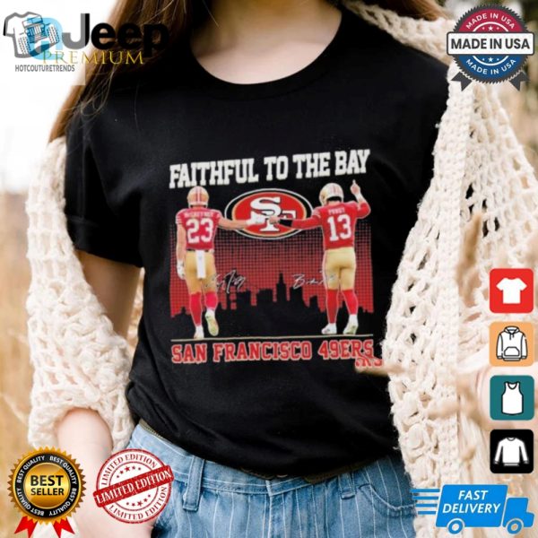 Official San Francisco 49Ers Faithful To The Bay 2024 Mccaffrey And Purdy T Shirt hotcouturetrends 1