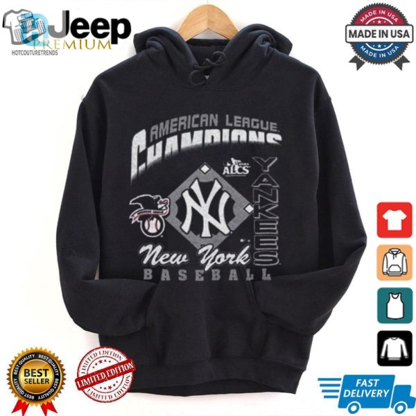 New York Yankees 2024 Alcs Champions Diamond T Shirt hotcouturetrends 1 1