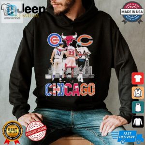 Official Chicago Cubs Ron Santo Chicago Bulls Michael Jordan Chicago Bears Walter Payton T Shirt hotcouturetrends 1 2