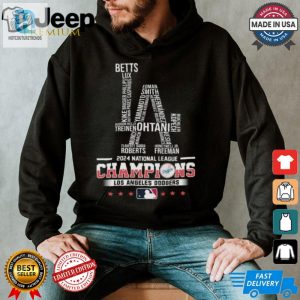 Los Angeles Dodgers La Champs National League Champions 2024 T Shirt hotcouturetrends 1 2