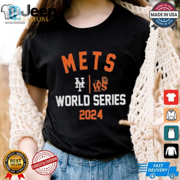 Official New York Mets Nike 2024 World Series Arched Lockup Shirt hotcouturetrends 1