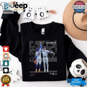 New York Mets Harrison Bader And Francisco Lindor 2024 Mlb Postseason Moments T Shirt hotcouturetrends 1 3