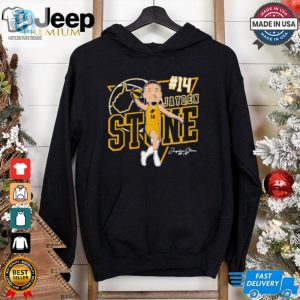 Jayden Stone 14 West Virginia Mountaineers Basketball Caricature Signature T Shirt hotcouturetrends 1 1