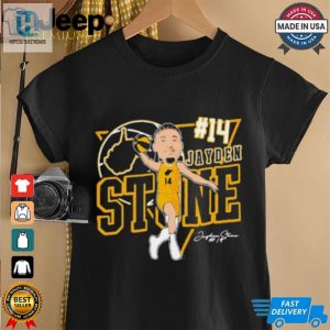 Jayden Stone 14 West Virginia Mountaineers Basketball Caricature Signature T Shirt hotcouturetrends 1 2