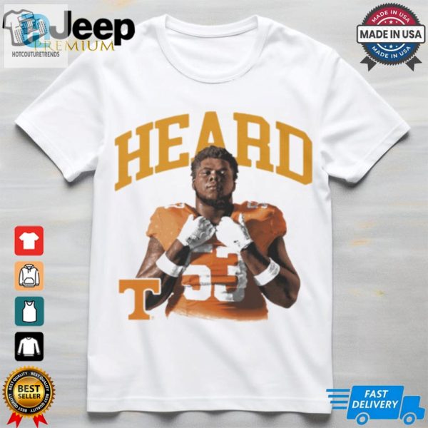 Zalance Heard Tennessee Volunteers Portrait T Shirt hotcouturetrends 1 2