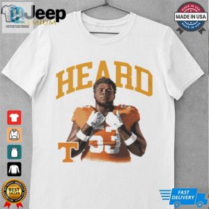 Zalance Heard Tennessee Volunteers Portrait T Shirt hotcouturetrends 1 3