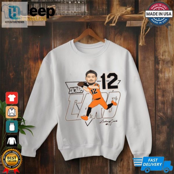 Zachary Card 12 Oregon State Beavers Caricature Signature T Shirt hotcouturetrends 1 1