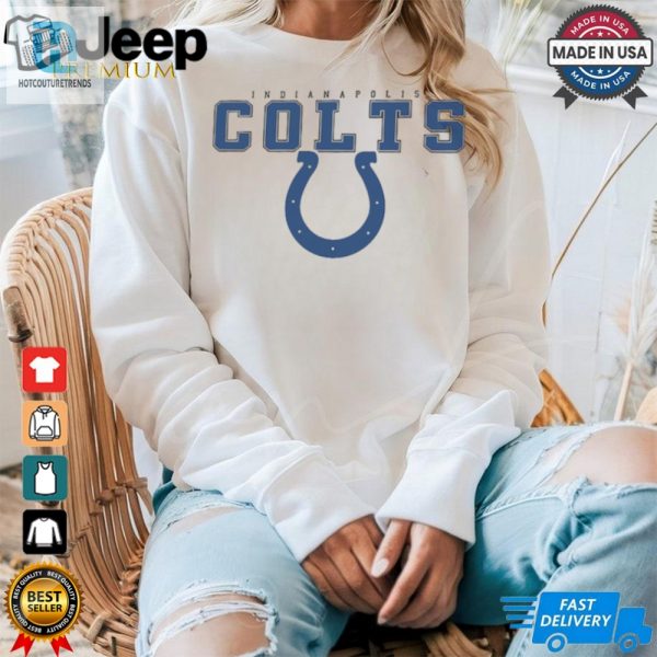 Indianapolis Colts Gameday Couture Womens Big Goals Oversized Shirt hotcouturetrends 1