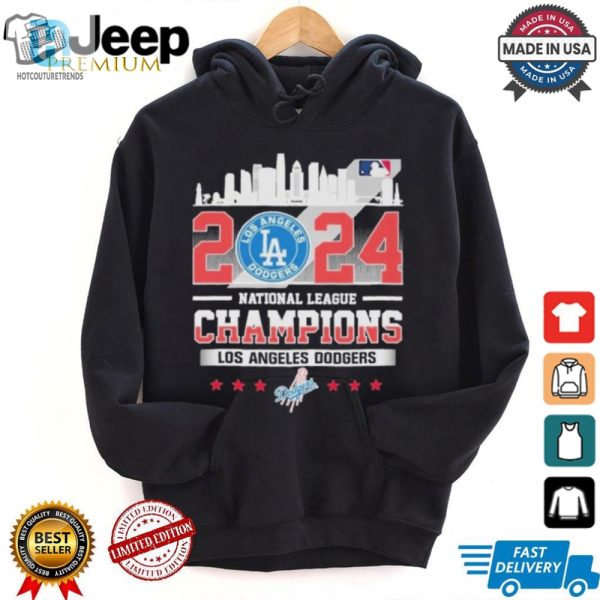 Official Los Angeles Dodgers City 2024 Mlb National League Champions Shirt hotcouturetrends 1 5