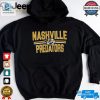 Nashville Predators Starter Mesh Look Team Name Logo Pullover Shirt hotcouturetrends 1