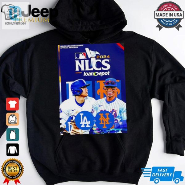 Los Angeles Dodgers Vs. New York Mets 2024 Nlcs Poster Shirt hotcouturetrends 1 2