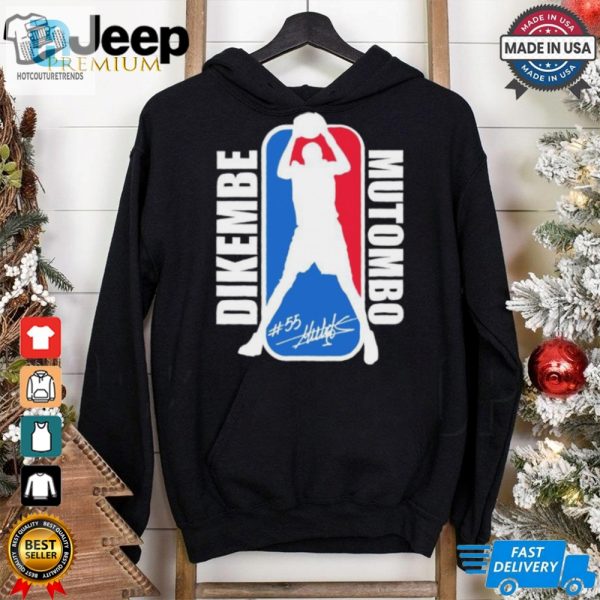 Nba Dikembe Mutombo No. 55 Signature Logo Shirt hotcouturetrends 1