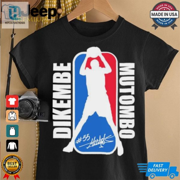 Nba Dikembe Mutombo No. 55 Signature Logo Shirt hotcouturetrends 1 1