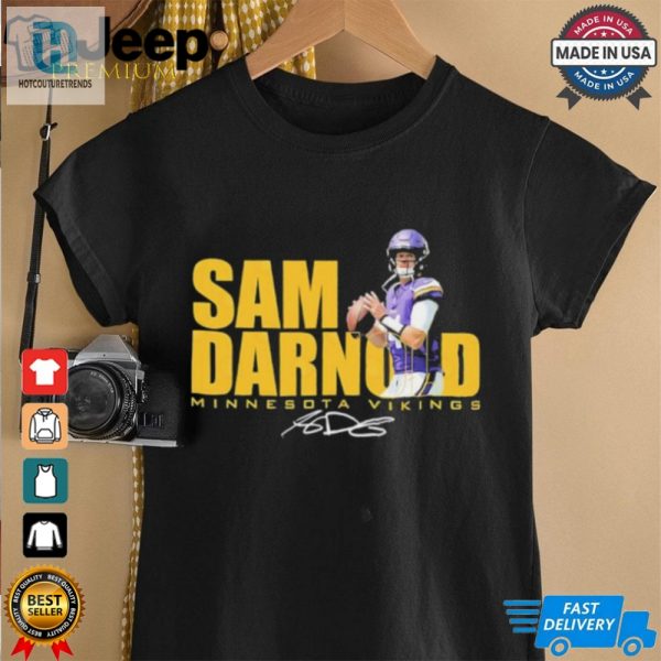 Sam Darnold No. 14 Minnesota Vikings Signature Shirt hotcouturetrends 1 1