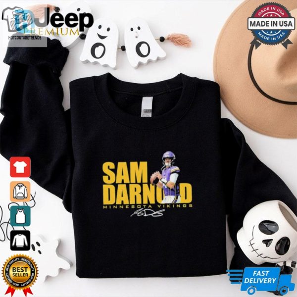 Sam Darnold No. 14 Minnesota Vikings Signature Shirt hotcouturetrends 1 3