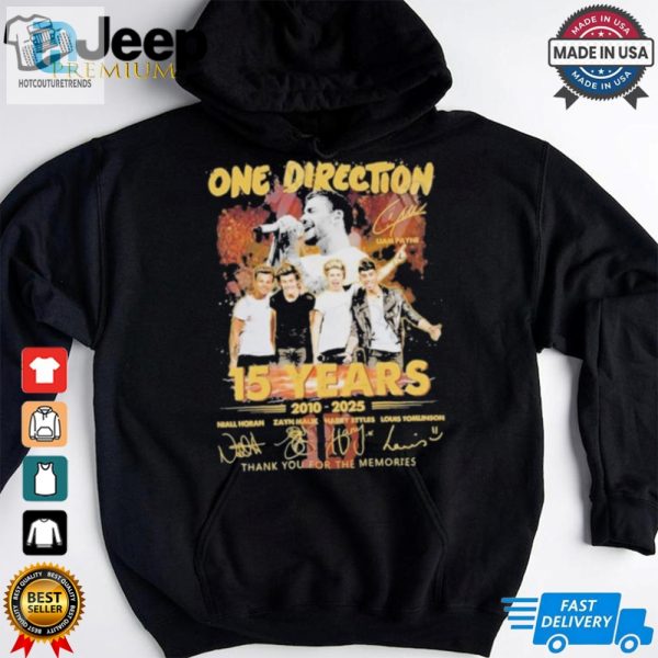 One Direction Liam Payne 15 Years 2010 2025 Thank You For The Memories T Shirt hotcouturetrends 1 6