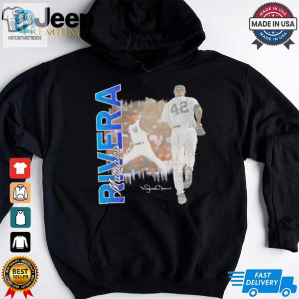 Mariano Rivera New York City Skyline Signature Shirt hotcouturetrends 1 2