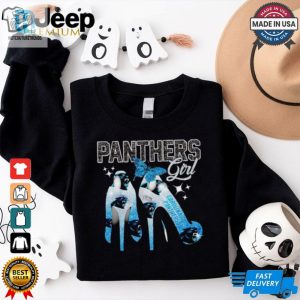 Carolina Panthers Girl Diamond Shoe Heel Shirt hotcouturetrends 1 3