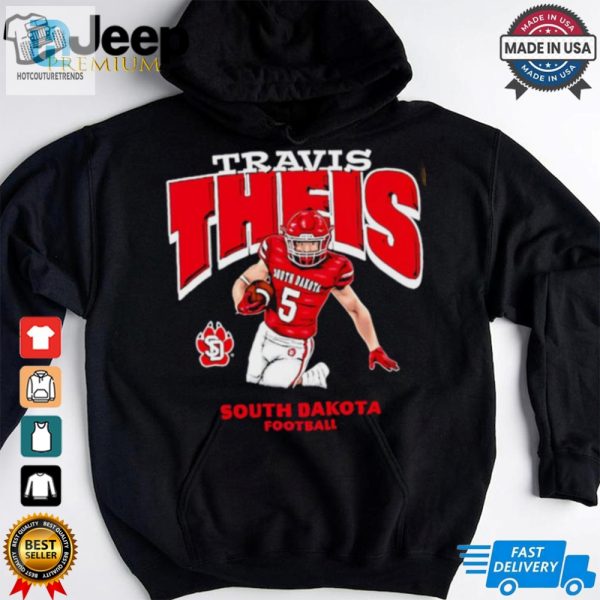 Travis Theis South Dakota Coyotes Cartoon Shirt hotcouturetrends 1 2