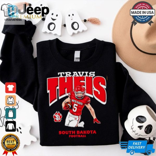 Travis Theis South Dakota Coyotes Cartoon Shirt hotcouturetrends 1 3