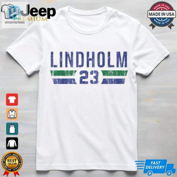 Vancouver Canucks 23 Elias Lindholm Vintage Shirt hotcouturetrends 1 1